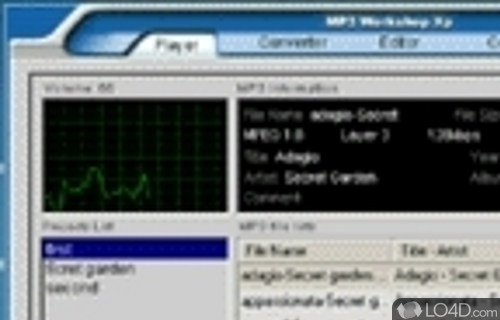 MP3 Workshop XP Screenshot