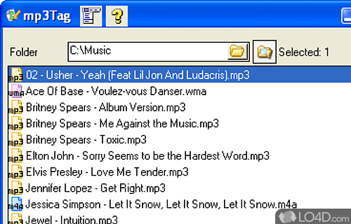 Screenshot of mp3Tag - Tag editor and music organizer with extensive features
