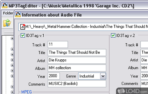 MP3TagEditor Screenshot