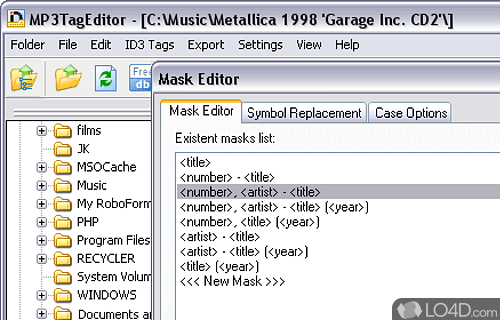 MP3TagEditor Screenshot