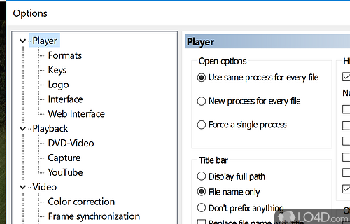 Media Player Classic - Screenshot of MPC-BE
