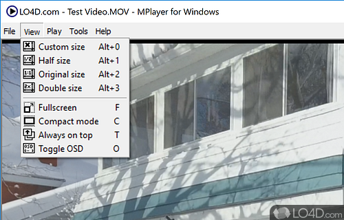 Simple design, powerful features - Screenshot of MPlayer for Windows