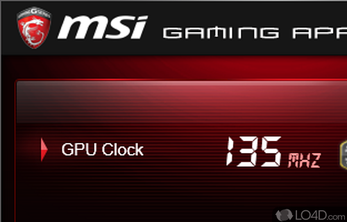 MSI Gaming App Screenshot