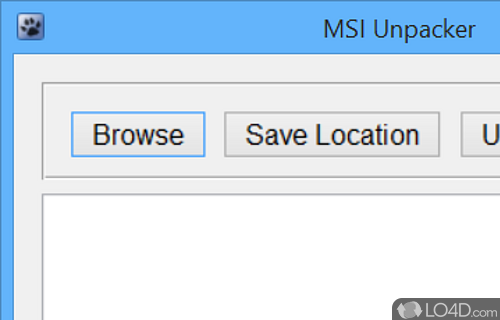 MSI Unpacker Screenshot