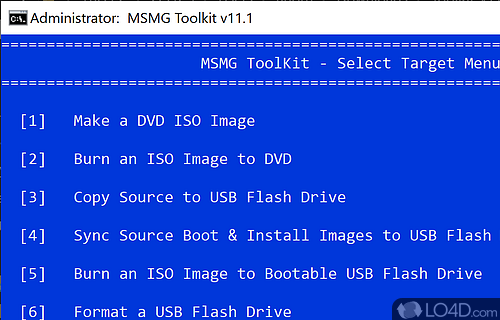 A few recommendations to help you get the most out of this tool - Screenshot of MSMG ToolKit