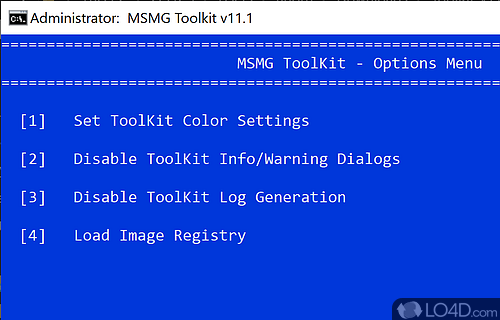 msmg toolkit crashing