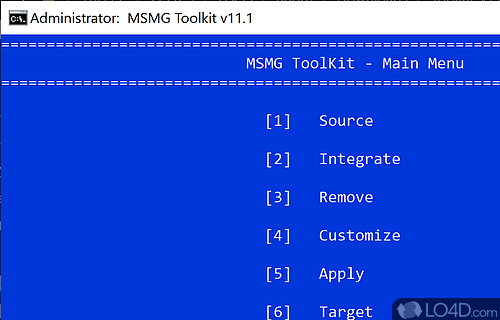 MSMG ToolKit Screenshot