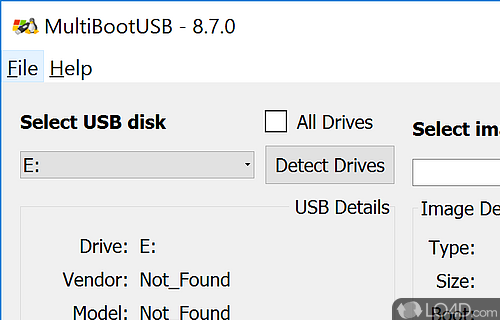 Install multiple Linux distributions from USB - Screenshot of MultiBootUSB