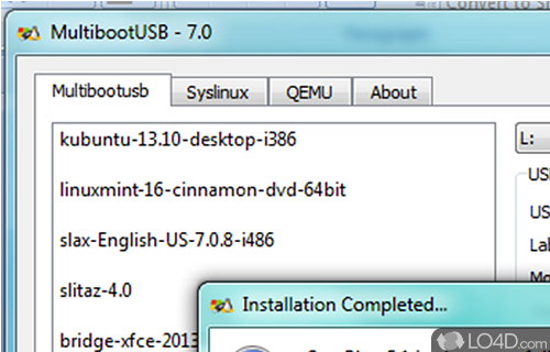 MultiBootUSB screenshot
