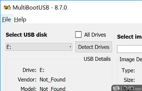 Install multiple bootable Linux ISO files on a drive - Screenshot of MultiBootUSB