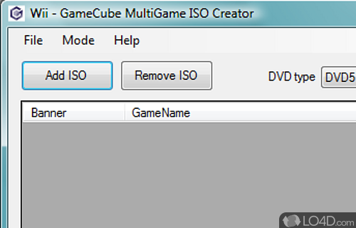 Screenshot of MultiGame ISO Creator - Create multi-game ISO images or extract games from such a file quickly and