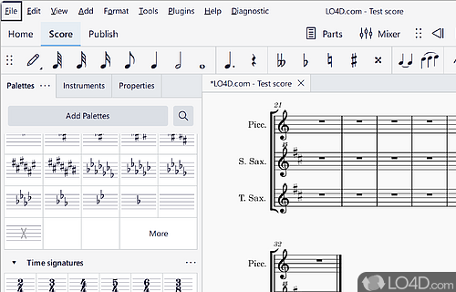 Get inspired by others and share your creations - Screenshot of MuseScore