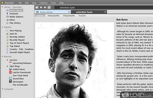 MusicBee Screenshot