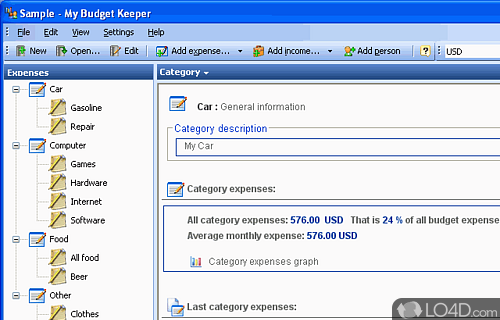 My Budget Keeper Screenshot