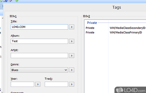 Update or create new tags - Screenshot of My ID3 Editor