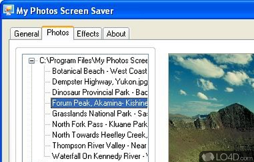 My Photos Screen Saver Screenshot