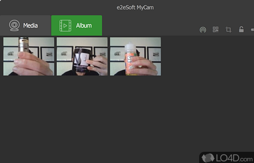 Laptop camera app for Windows - Screenshot of MyCam