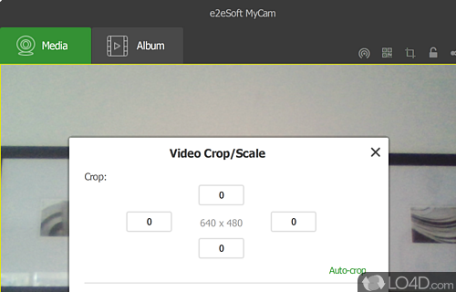 Integrates with the laptop’s webcam app - Screenshot of MyCam