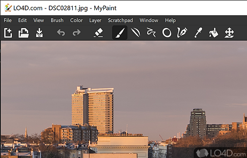 Create drawings or edit the photos stored on computer quickly and with minimum effort - Screenshot of MyPaint