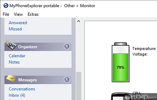 Outlook - Screenshot of MyPhoneExplorer Portable