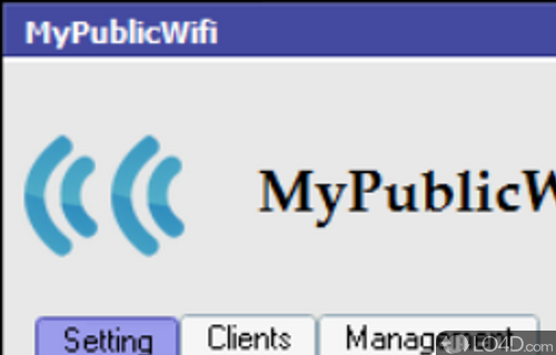 User interface - Screenshot of MyPublicWiFi