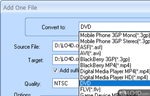 Simple to understand conversion - Screenshot of MyVideoConverter Pro