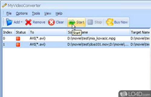 MyVideoConverter Pro screenshot