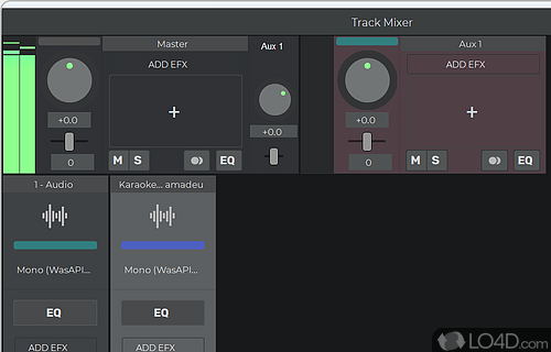 Apply multiple effects and convert audio tracks - Screenshot of n-Track Studio
