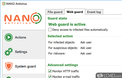 Get updates incrementally - Screenshot of NANO Antivirus