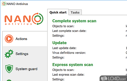 NANO Antivirus Screenshot