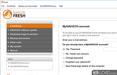 NAVIGON fresh Screenshot