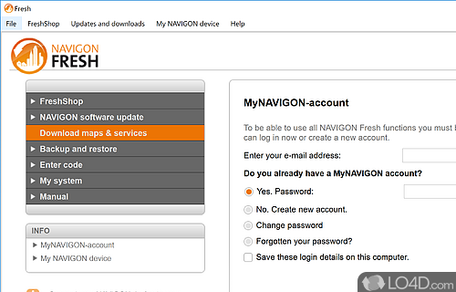 NAVIGON fresh Screenshot