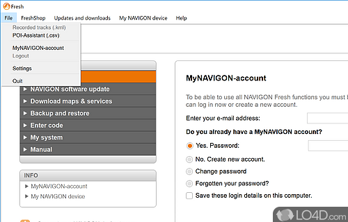 NAVIGON Fresh screenshot