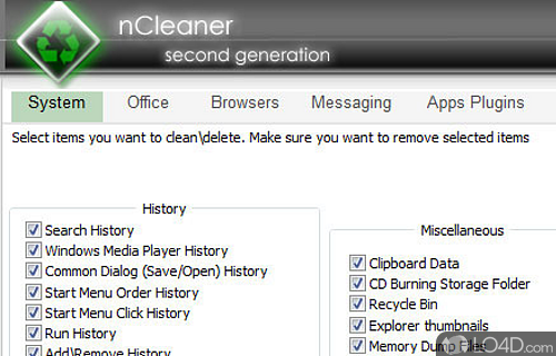nCleaner Screenshot