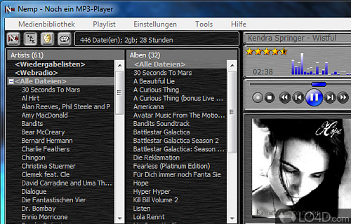 Screenshot of Nemp - A clever audio library