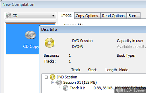 Screenshot of Nero Burning ROM - Software utility for burning CD, DVD and Blu-ray discs, providing advanced tools that can be accessed with a interface