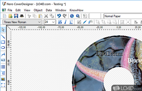 Nero CoverDesigner screenshot
