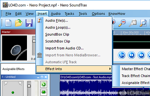 Nero SoundTrax Screenshot