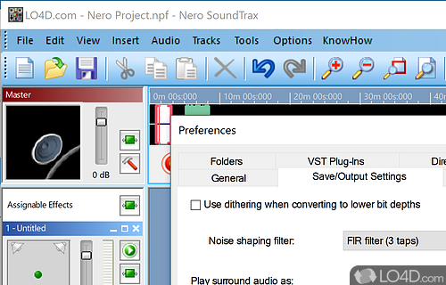 Nero SoundTrax screenshot