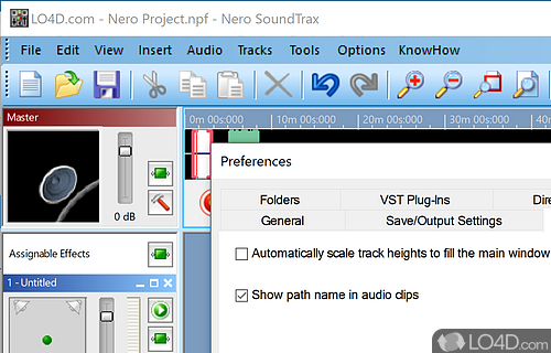 Nero SoundTrax screenshot