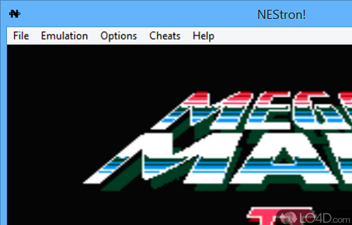 User interface - Screenshot of NEStron