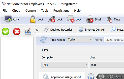 Net Monitor for Employees Professional screenshot