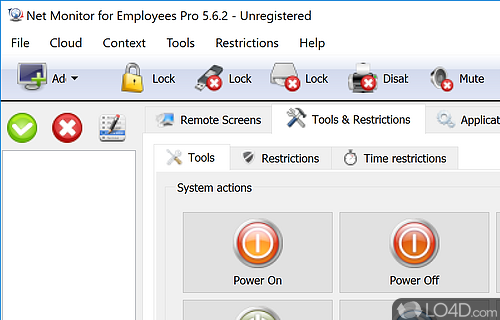 Cross-platform utility that helps users monitor - Screenshot of Net Monitor for Employees Professional