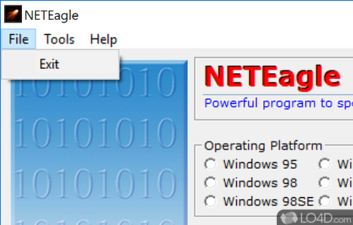 Simple layout - Screenshot of NetEagle