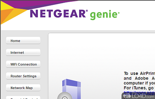 Easily monitor, connect, and control your home network - Screenshot of NETGEAR Genie