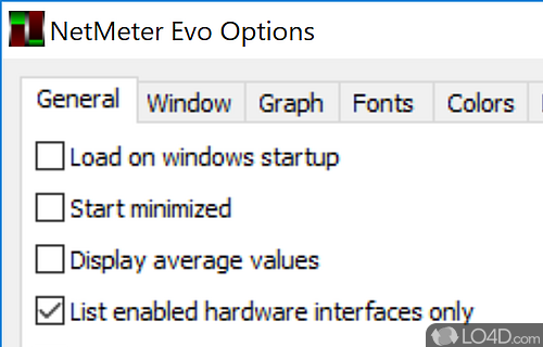 NetMeter - Screenshot of NetMeter EVO