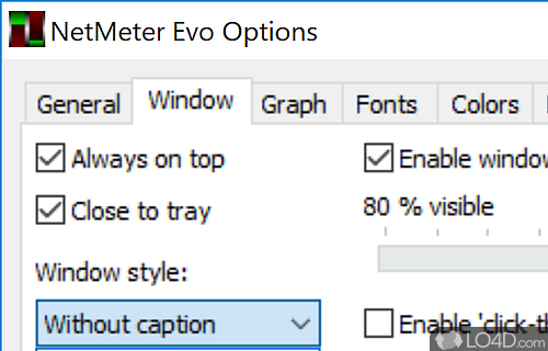 Keep track of your bandwidth use - Screenshot of NetMeter EVO