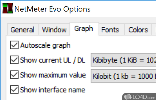 Simple yet effective - Screenshot of NetMeter EVO