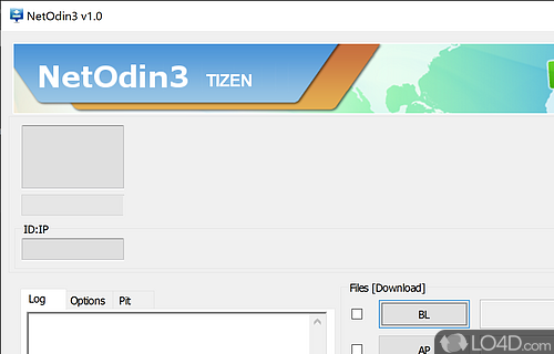 Screenshot of NetOdin3 for Tizen - Update the firmware of Samsung smartwatches that use the Tizen OS