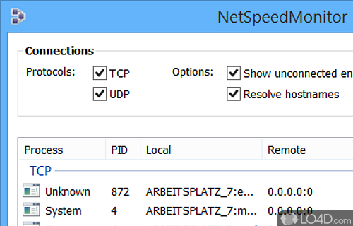 A few compatibility issues - Screenshot of NetSpeedMonitor